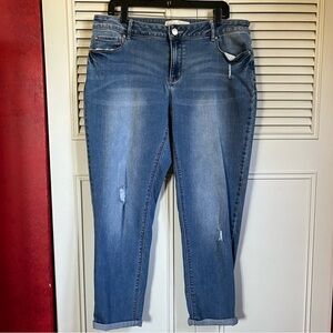4 for $20 Cato Contemporary Relaxed Boyfriend Jeans Sz 12
